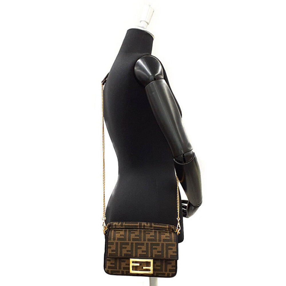Fendi Zucca Baguette Shoulder Bag - Picture 9 of 9